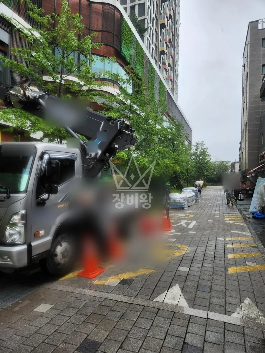 서울 동대문구 신설동 스카이차 외벽 작업 작업 현장