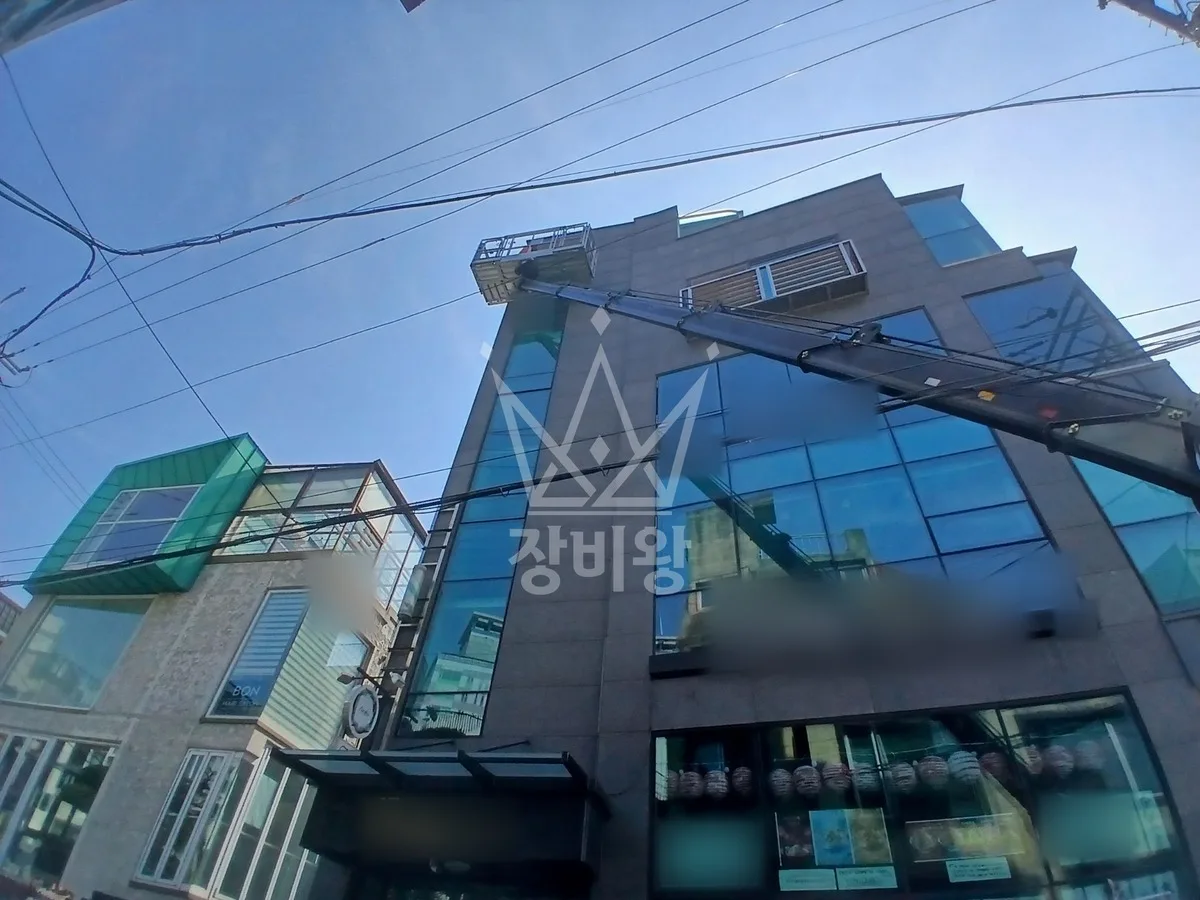 서울 마포구 신공덕동 스카이차 CCTV 작업 현장