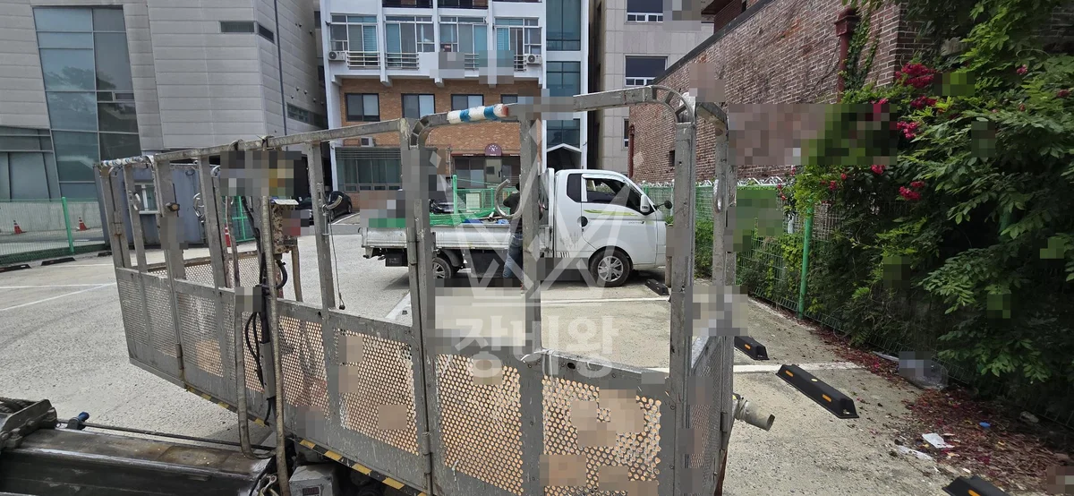 제주 제주시 한경면 한원리 스카이차 에어컨 작업 현장