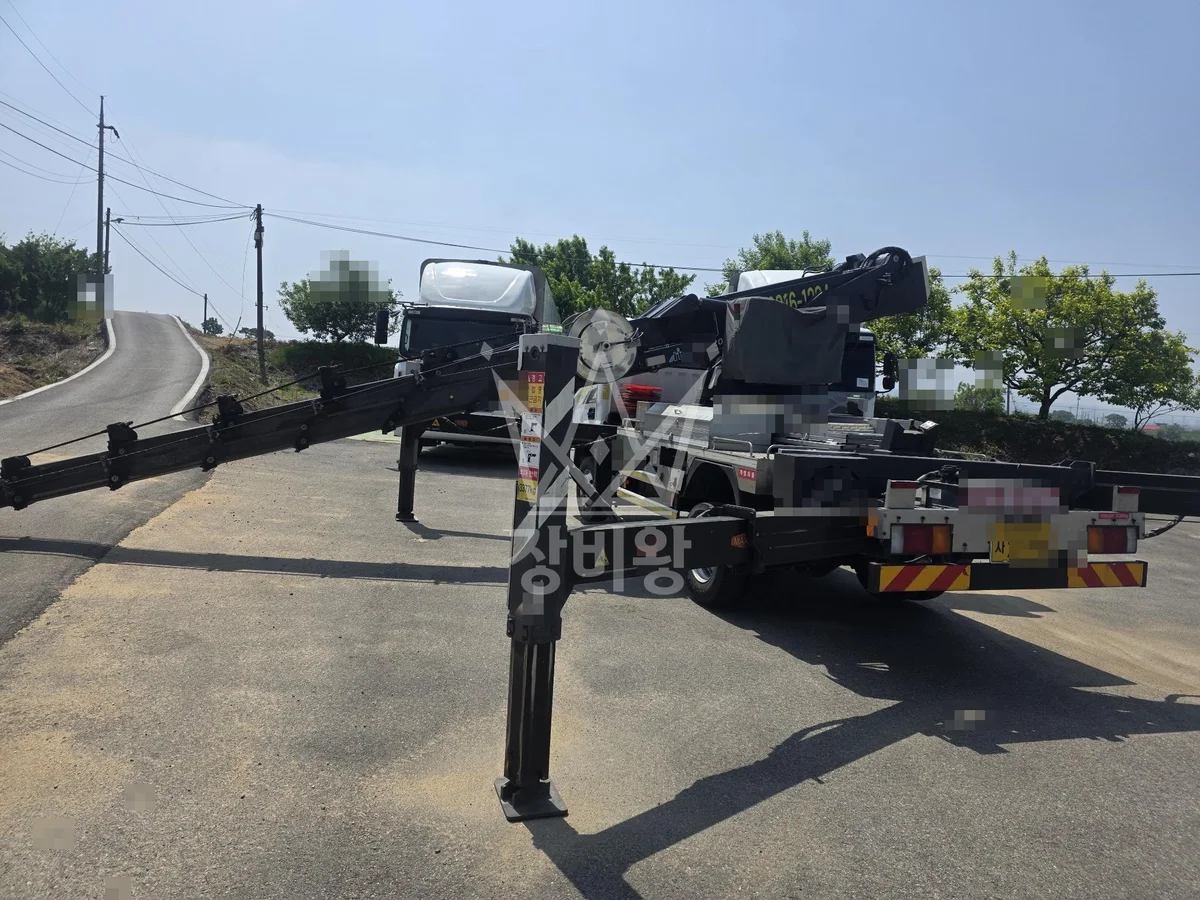 충남 서산시 대산읍 웅도리 스카이차 CCTV 작업 현장