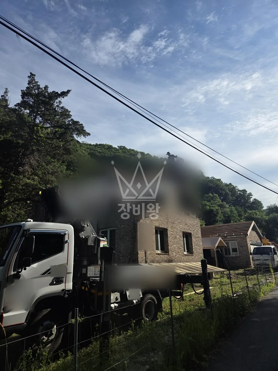 경기 광주시 스카이차 에어컨 작업 현장