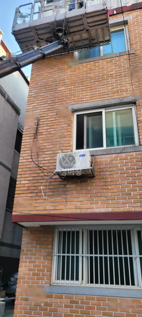 서울 성북구 스카이차 수목 관리 작업 현장
