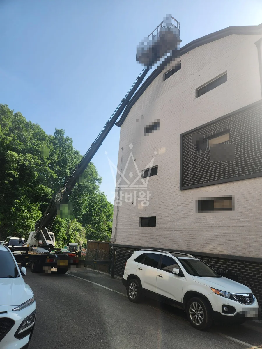 경기 광주시 목동 스카이차 CCTV 작업 현장