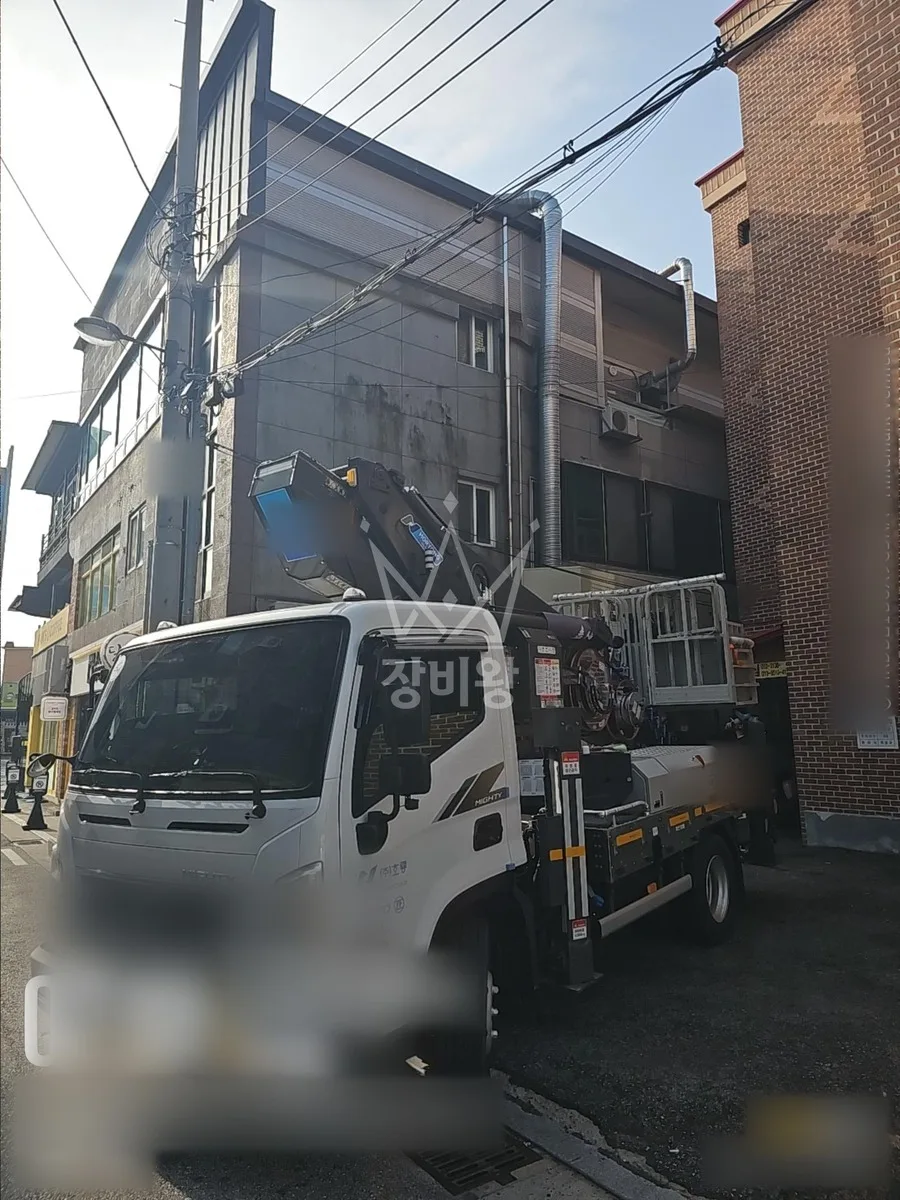 충북 스카이차 외벽 작업 작업 현장