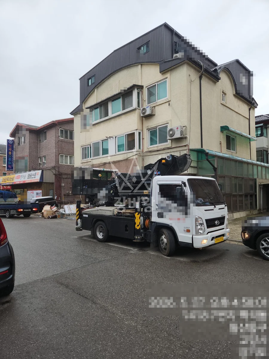 경기 화성시효행구 정남면 망월리 스카이차 CCTV 작업 현장