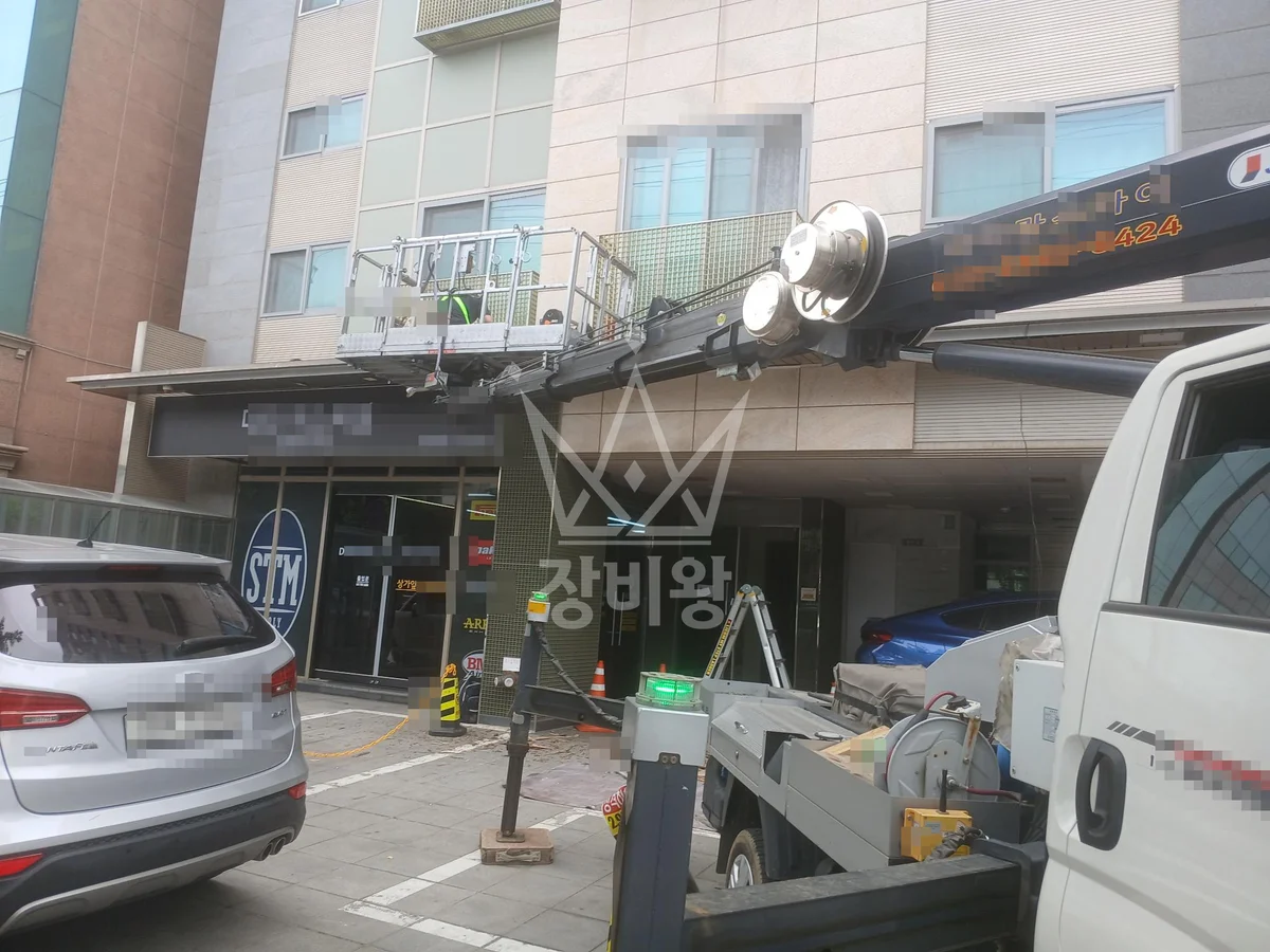 제주 서귀포시 안덕면 창천리 스카이차 에어컨 작업 현장