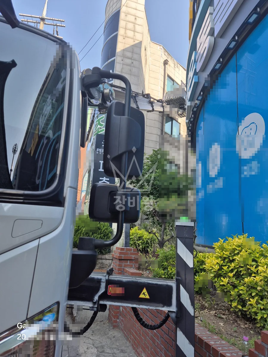 서울 노원구 스카이차 유리 작업 현장