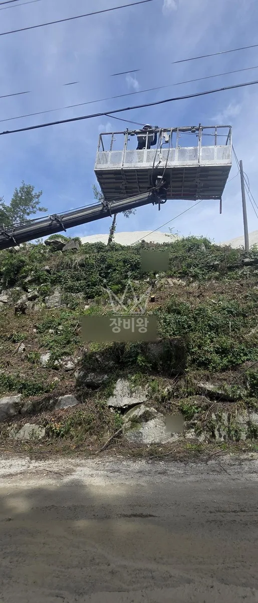 경기 포천시 스카이차 철골 작업 현장