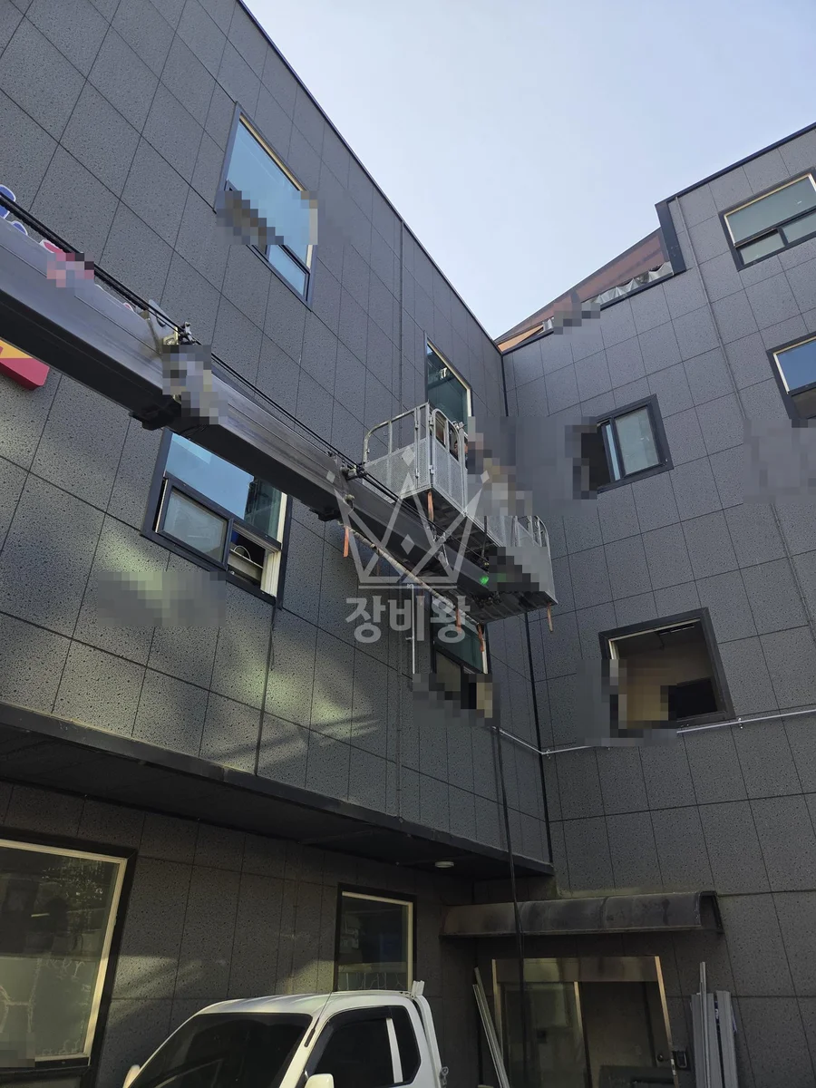 경기 성남시분당구 스카이차 CCTV 작업 현장