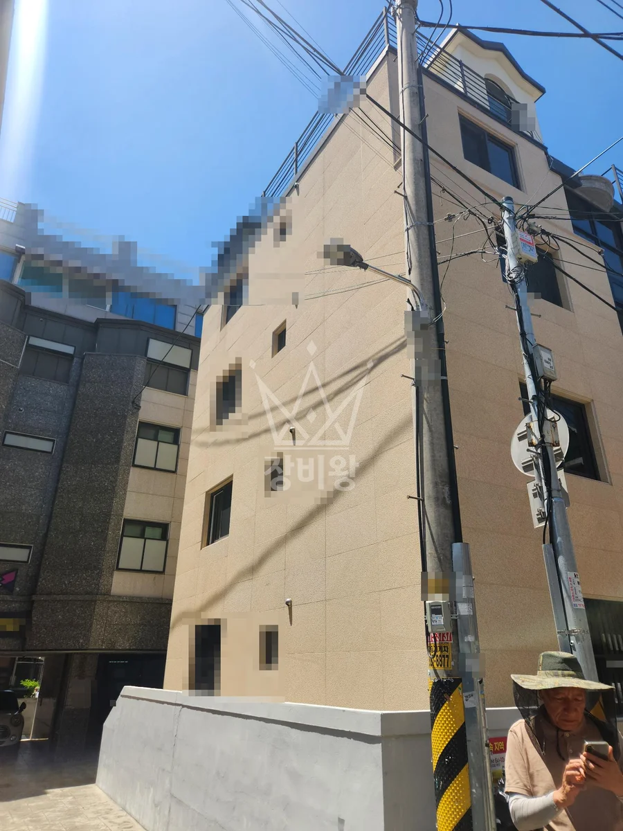 서울 관악구 봉천동 스카이차 외벽 작업 작업 현장