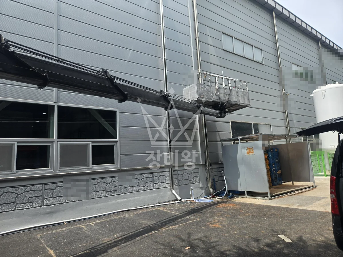 충남 보령시 웅천읍 독산리 스카이차 외벽 작업 작업 현장