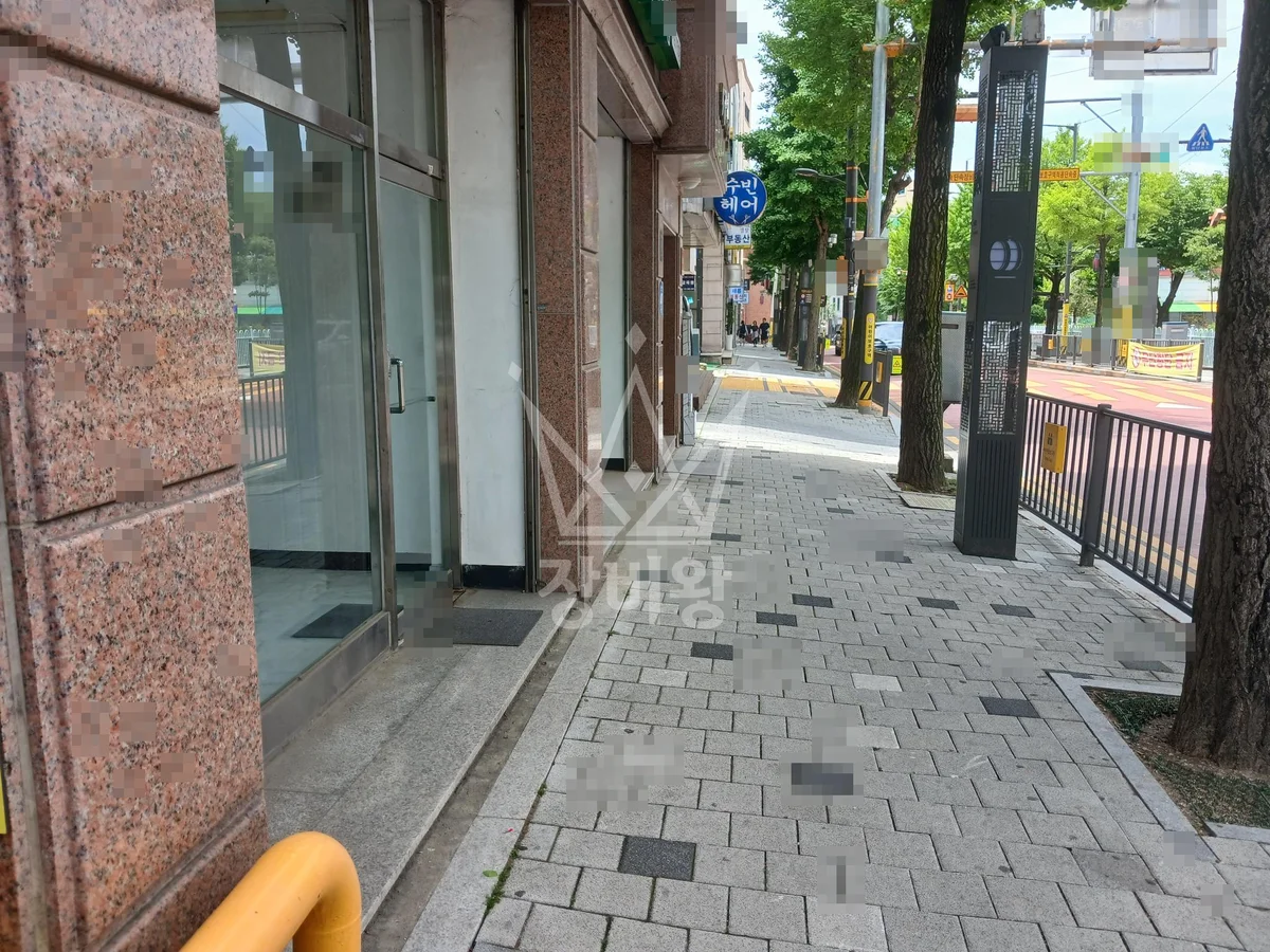 서울 강남구 대치동 스카이차 유리 작업 현장