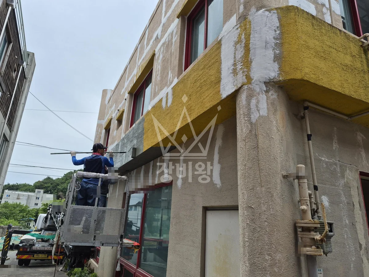 울산 울주군 두서면 스카이차 수목 관리 작업 현장