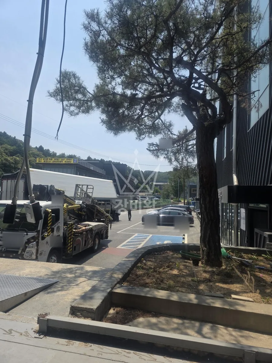 경기 화성시만세구 송산면 칠곡리 스카이차 CCTV 작업 현장