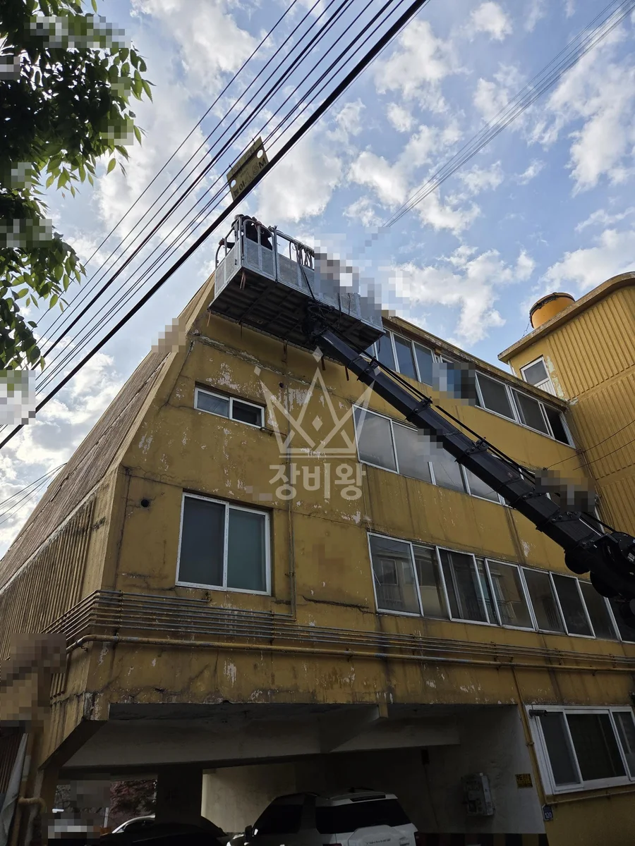 경기 김포시 양촌읍 흥신리 스카이차 CCTV 작업 현장