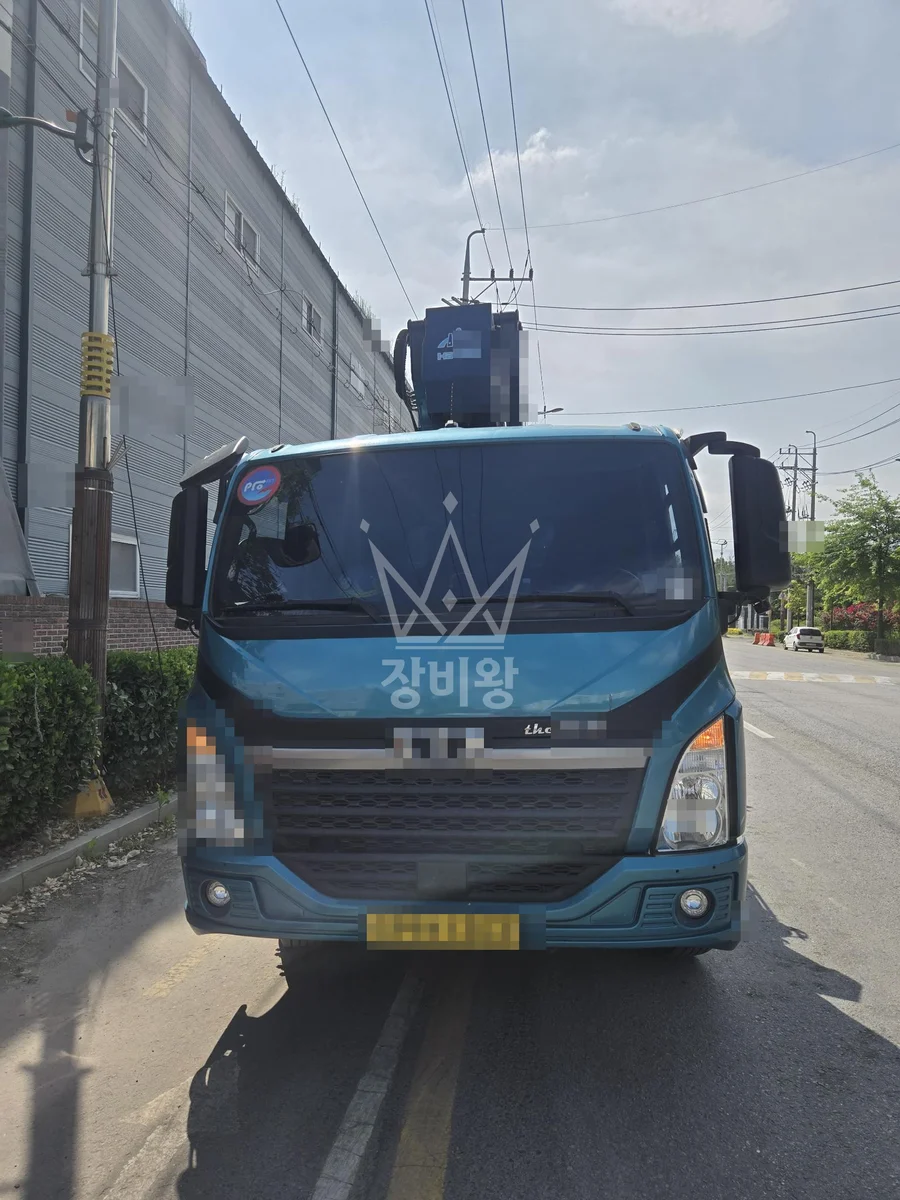 인천 제물포구 화수동 스카이차 유리 작업 현장