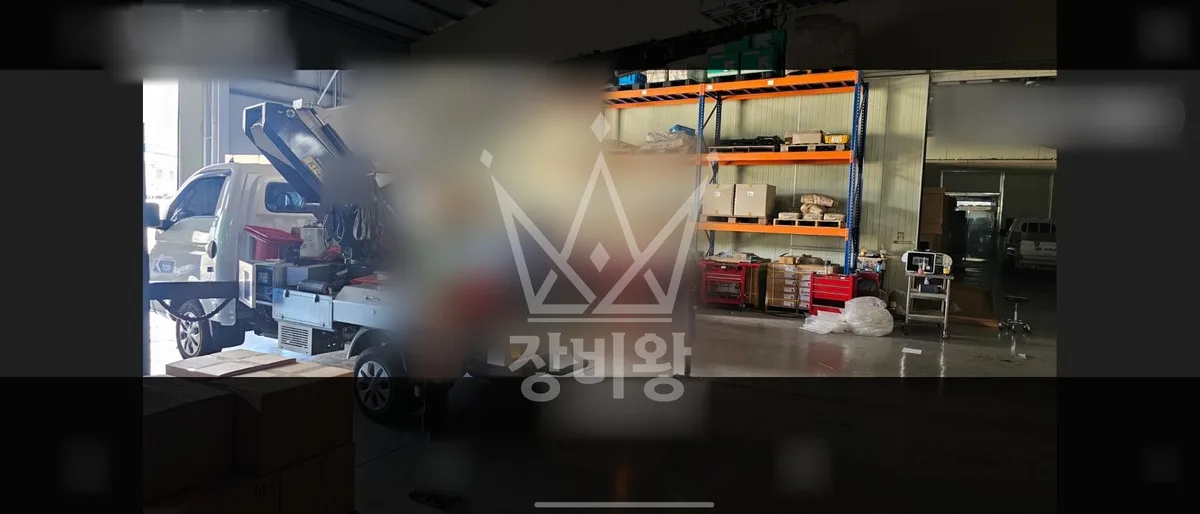 경남 창원시 스카이차 외벽 작업 작업 현장