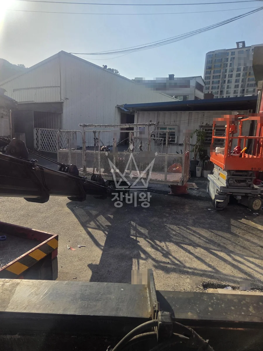 대구 남구 스카이차 철골 작업 현장