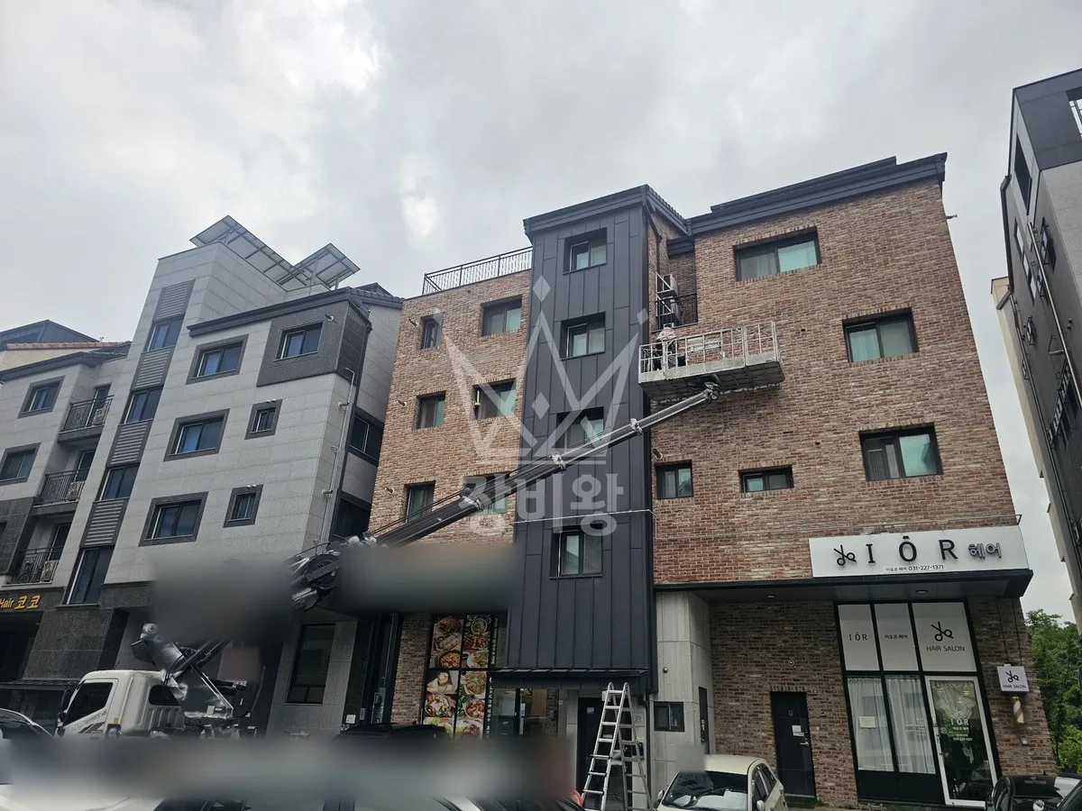 제주 서귀포시 스카이차 에어컨 작업 현장