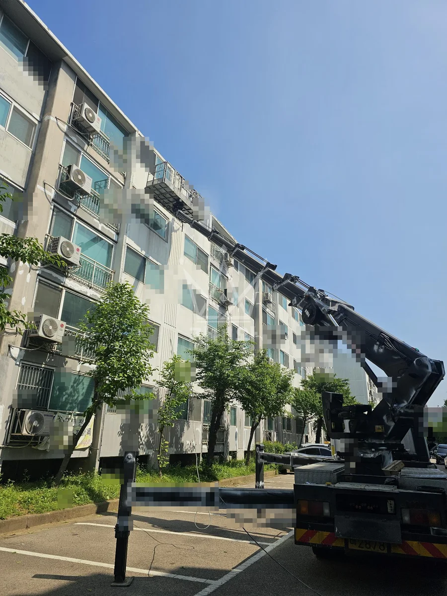 경기 시흥시 금이동 스카이차 CCTV 작업 현장