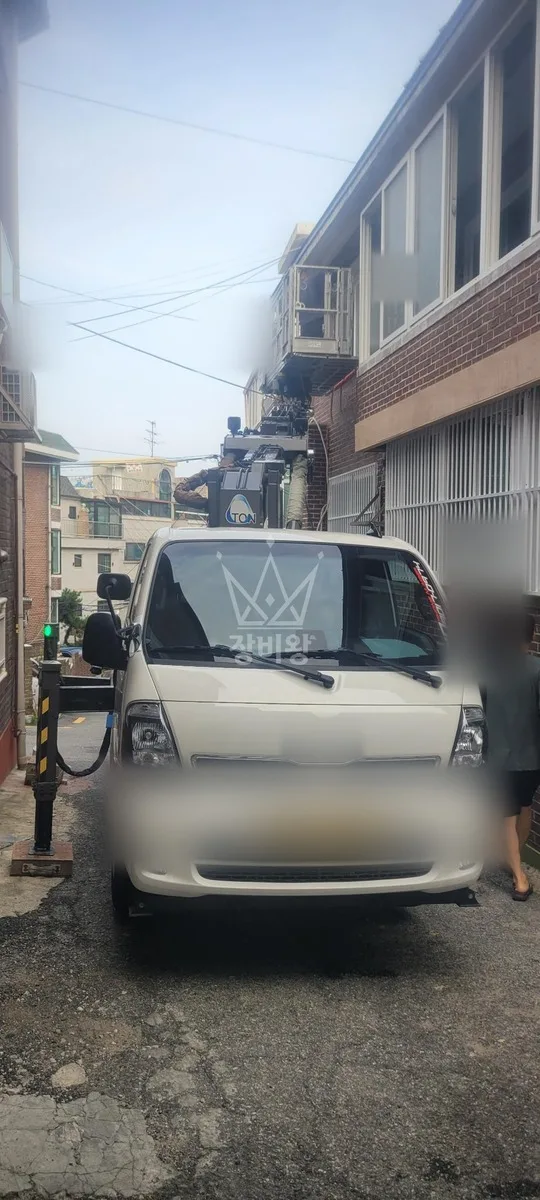 서울 스카이차 CCTV 작업 현장