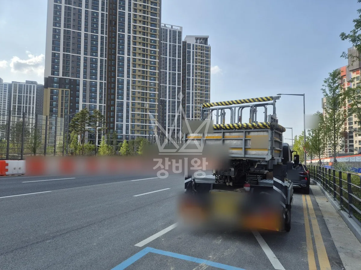 대전 스카이차 외벽 작업 작업 현장