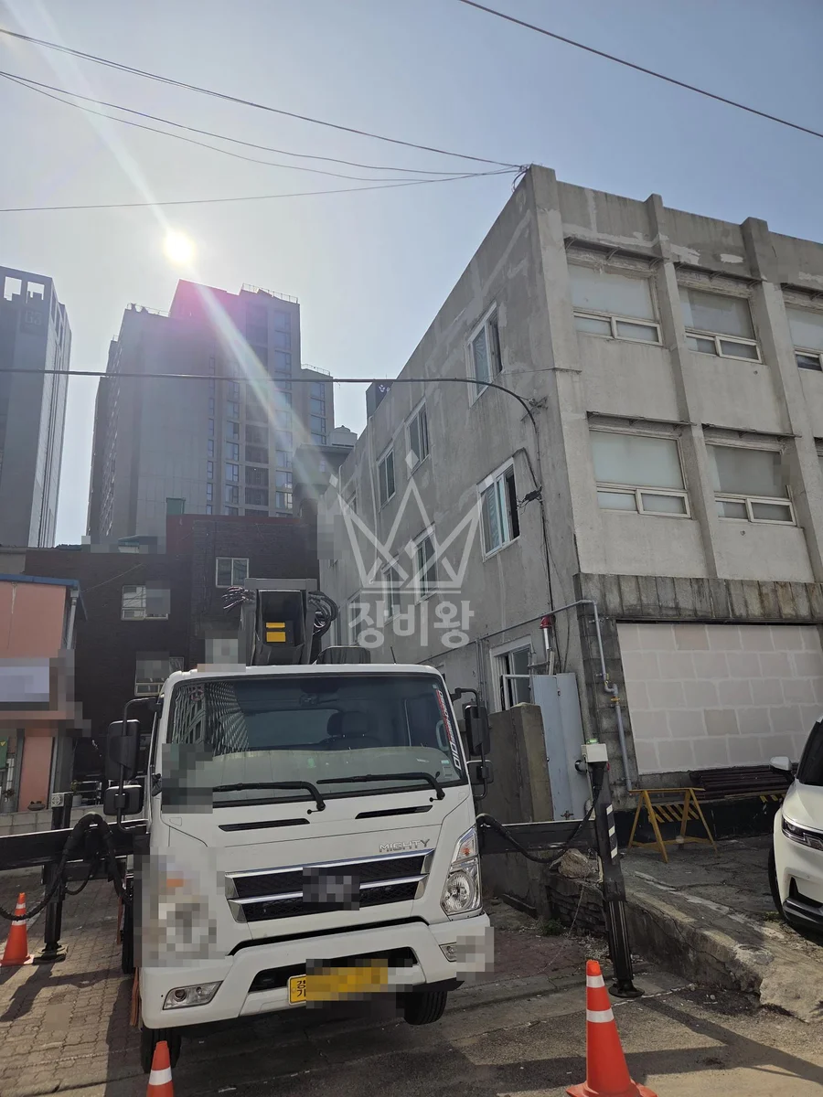 서울 중구 회현동1가 스카이차 CCTV 작업 현장