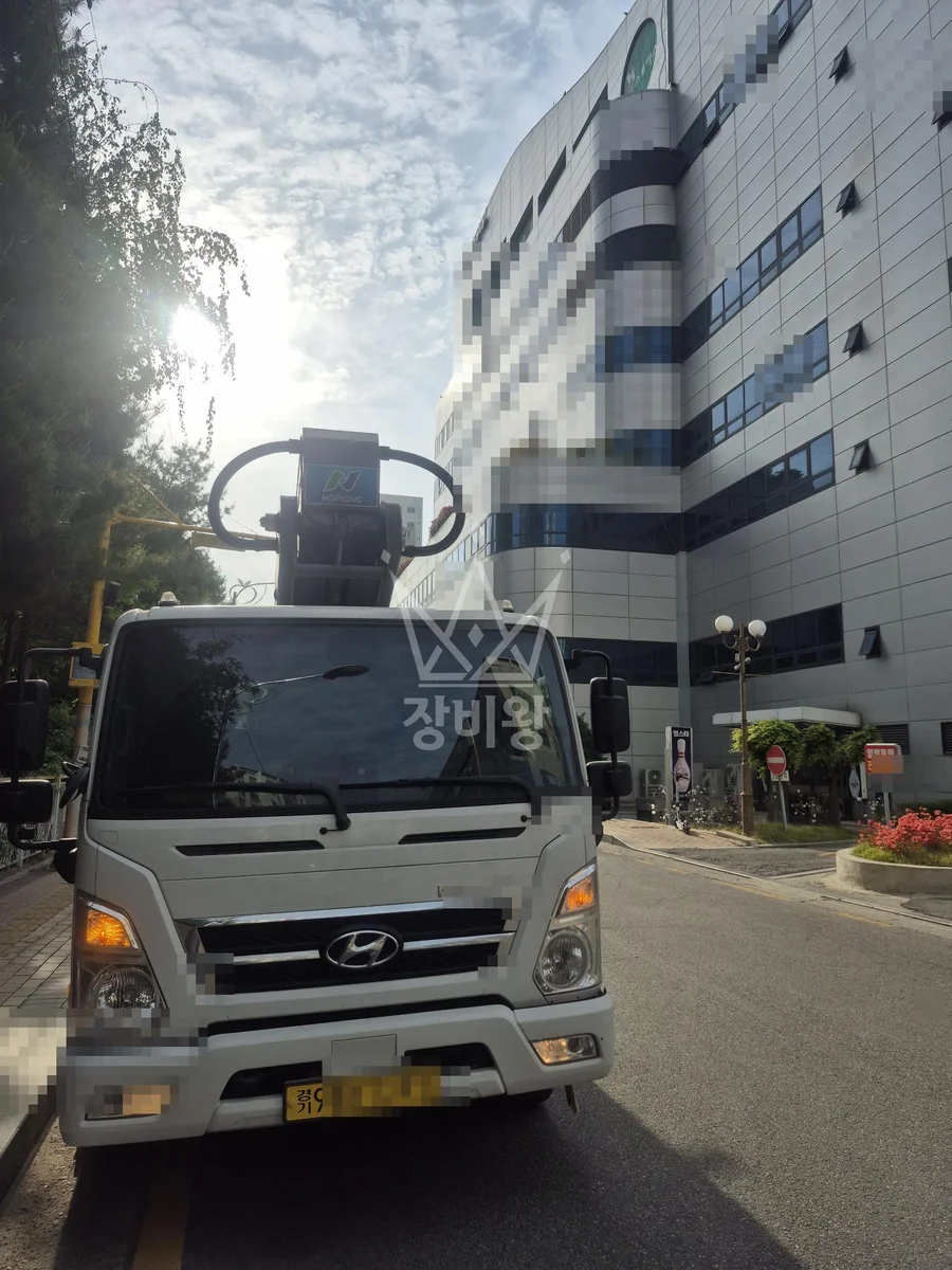 경기 수원시권선구 금곡동 스카이차 CCTV 작업 현장