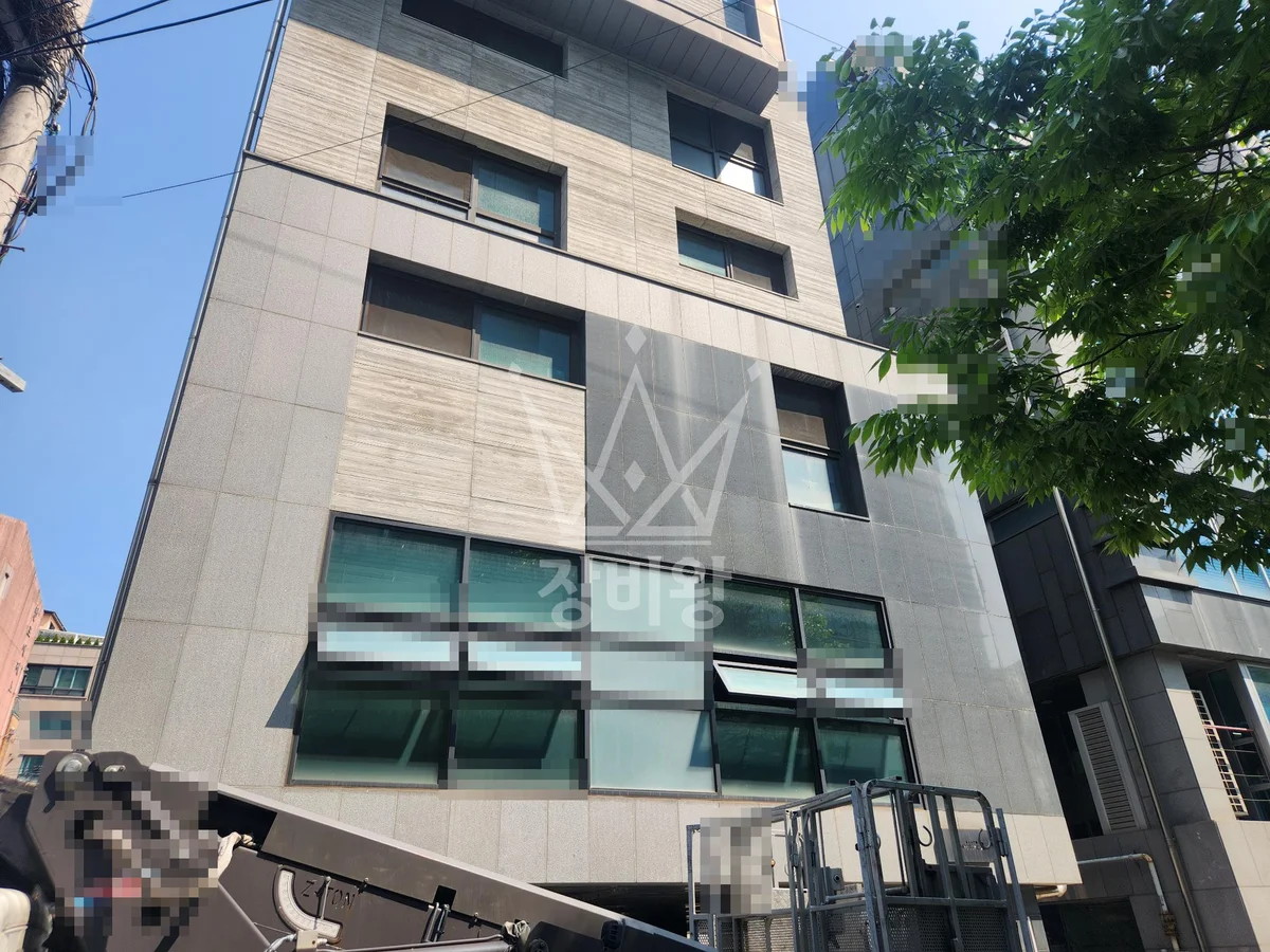 제주 제주시 한경면 산양리 스카이차 철골 작업 현장