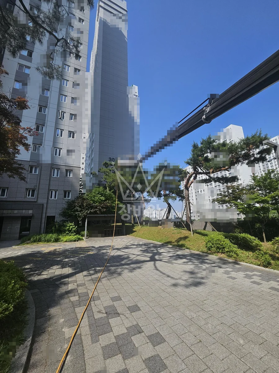 경기 하남시 망월동 스카이차 CCTV 작업 현장