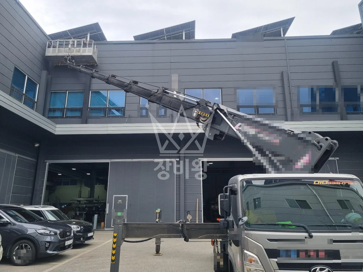 경기 남양주시 수동면 입석리 스카이차 외벽 작업 작업 현장