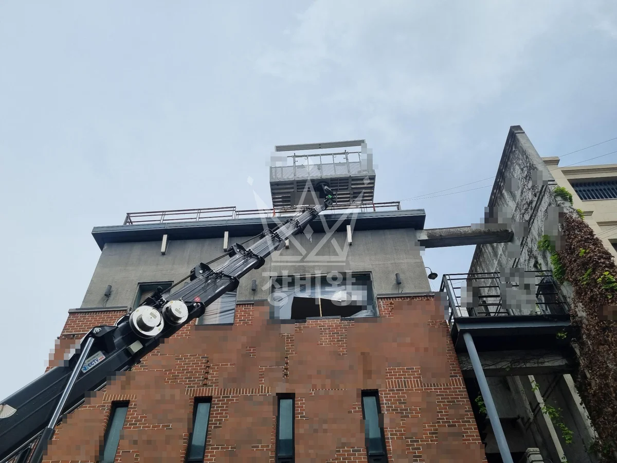 제주 제주시 애월읍 고성리 스카이차 에어컨 작업 현장