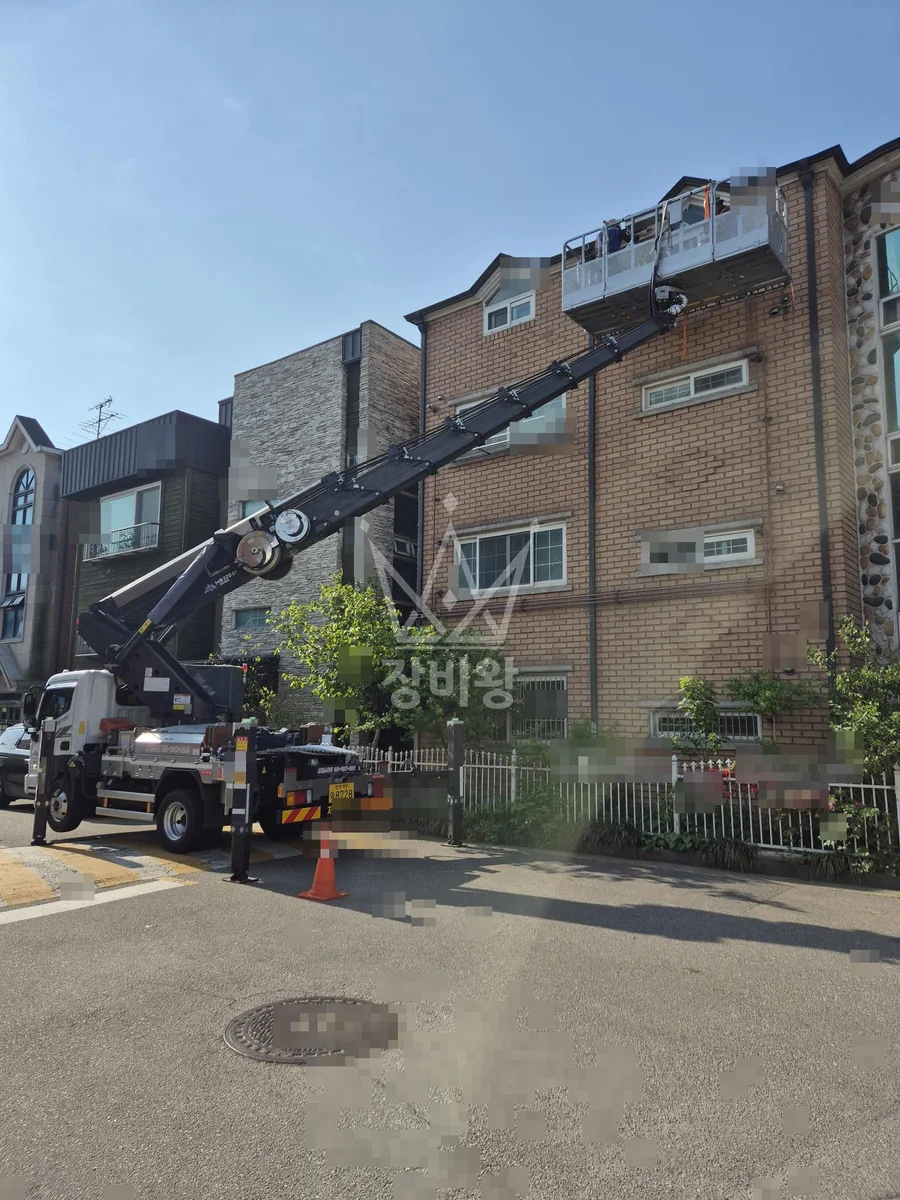 제주 제주시 애월읍 수산리 스카이차 지붕 공사 작업 현장