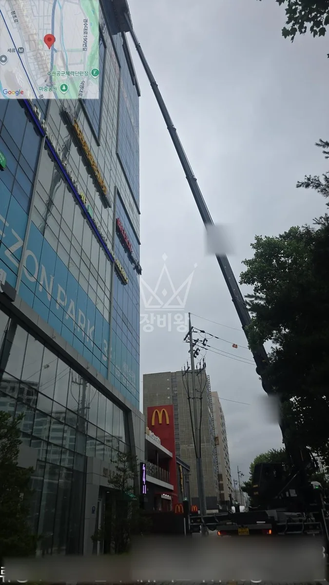 경기 고양시일산동구 풍동 스카이차 철골 작업 현장