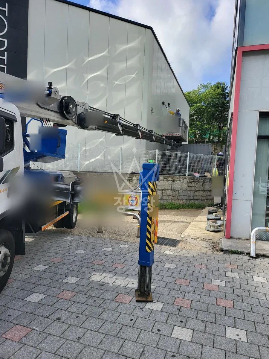 충남 당진시 스카이차 CCTV 작업 현장