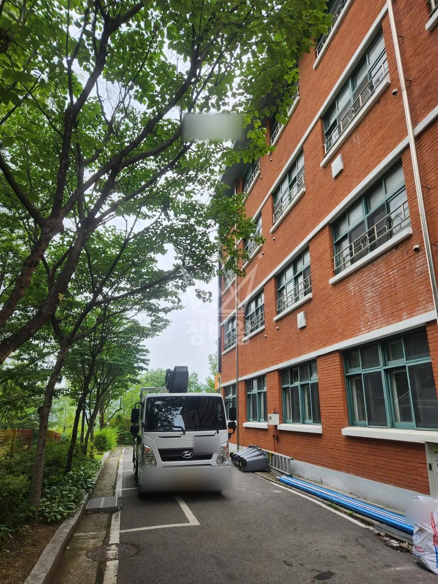 경기 남양주시 오남읍 오남리 스카이차 CCTV 작업 현장