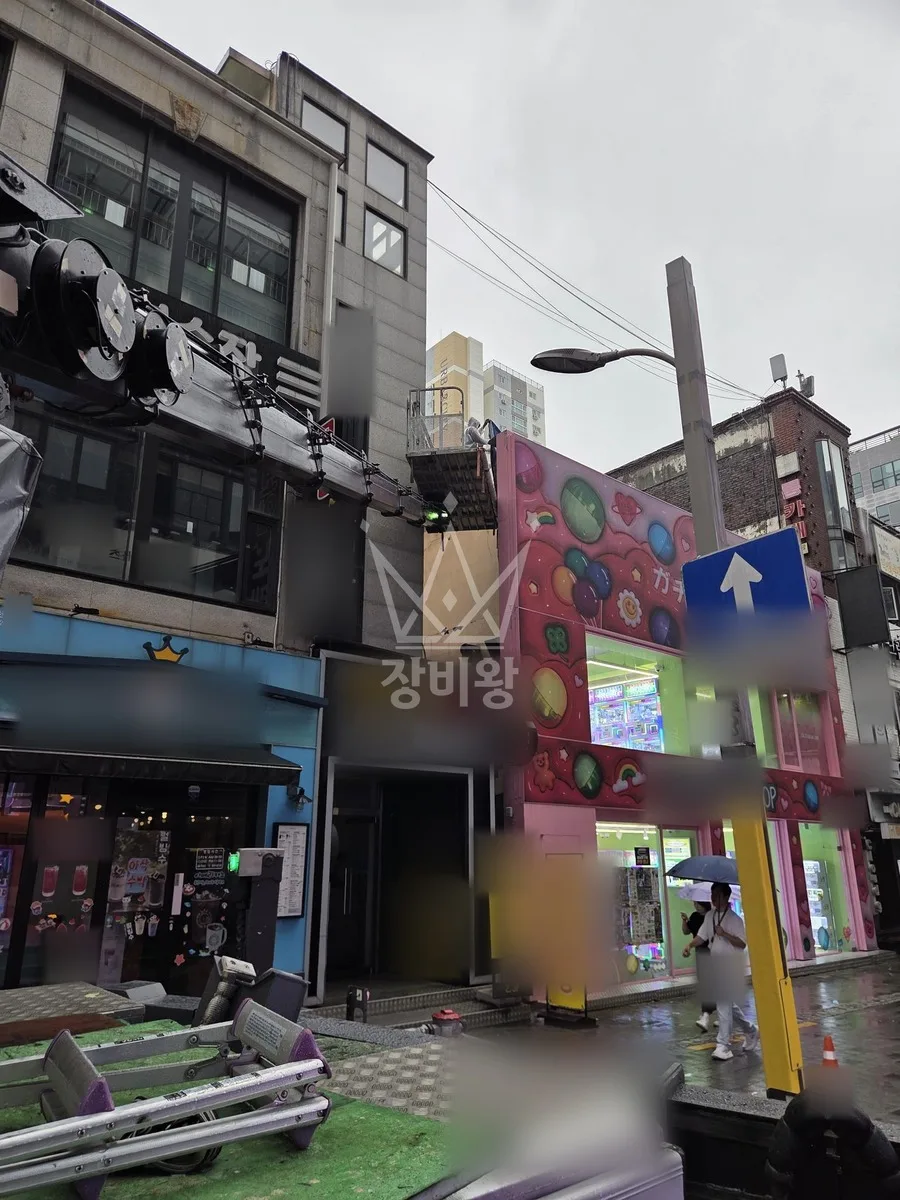 경기 용인시처인구 이동읍 묘봉리 스카이차 에어컨 작업 현장
