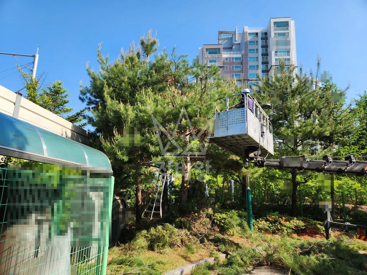 제주 제주시 애월읍 신엄리 스카이차 에어컨 작업 현장