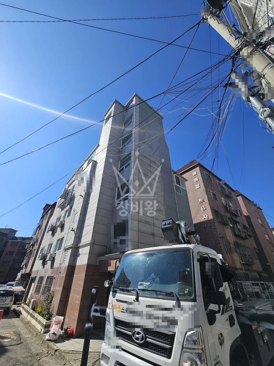 경기 수원시팔달구 구천동 스카이차 에어컨 작업 현장