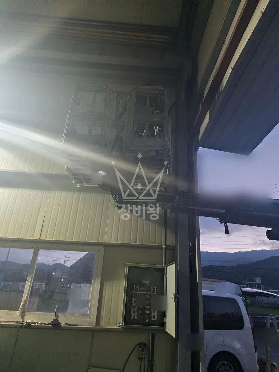 경북 상주시 남성동 스카이차 철골 작업 현장