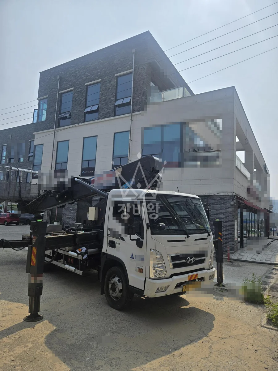 충남 천안시 스카이차 CCTV 작업 현장