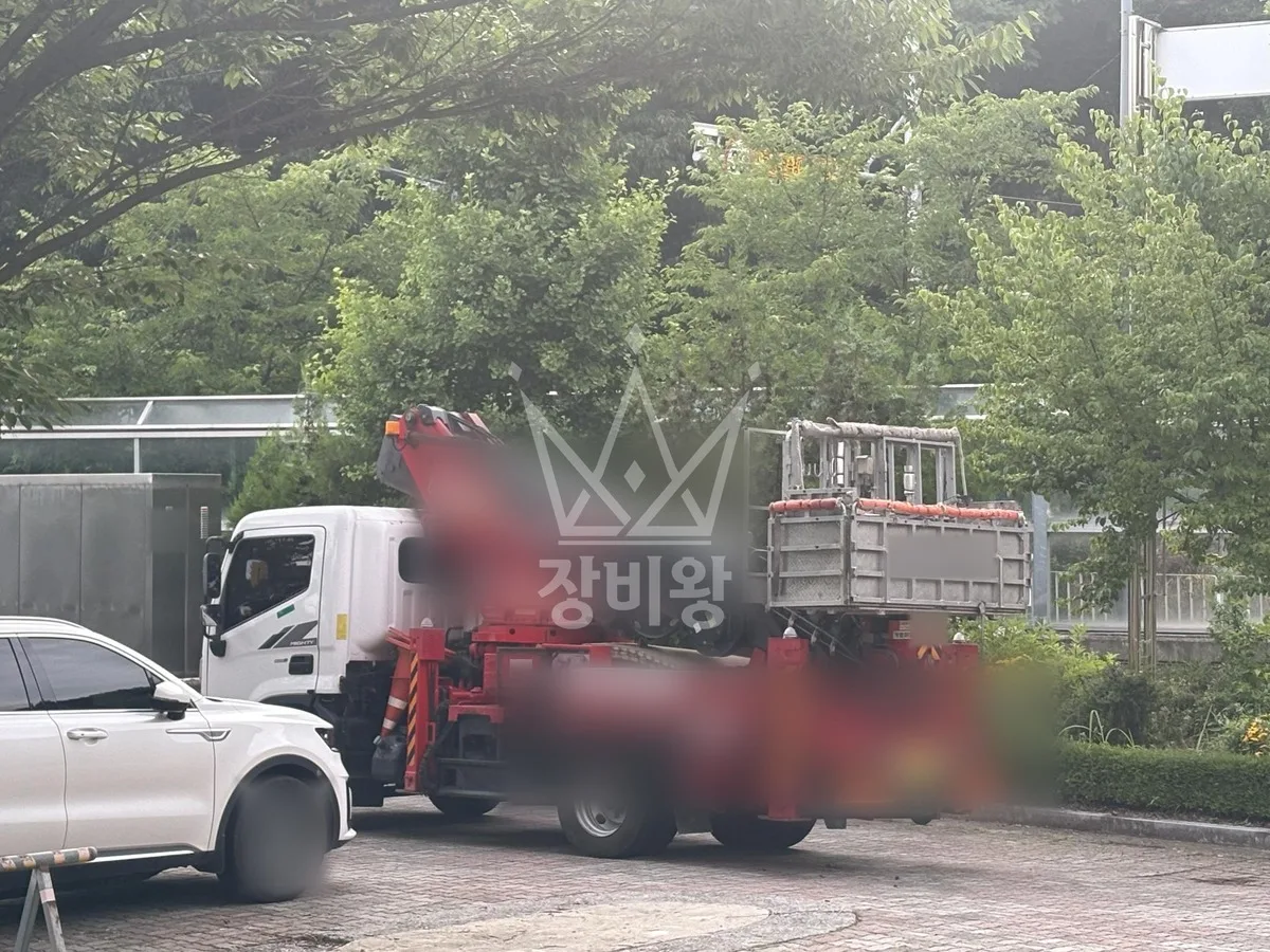 대전 서구 용촌동 스카이차 CCTV 작업 현장