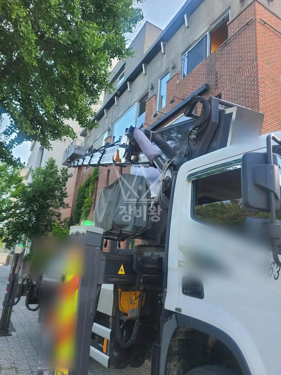 대전 유성구 죽동 스카이차 철골 작업 현장