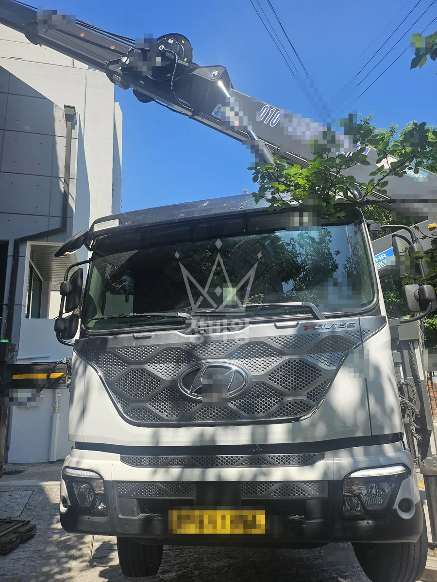 서울 강남구 신사동 스카이차 철골 작업 현장