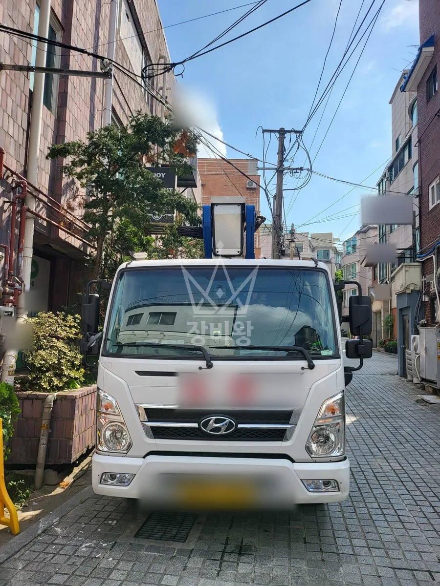 서울 종로구 낙원동 스카이차 외벽 작업 작업 현장