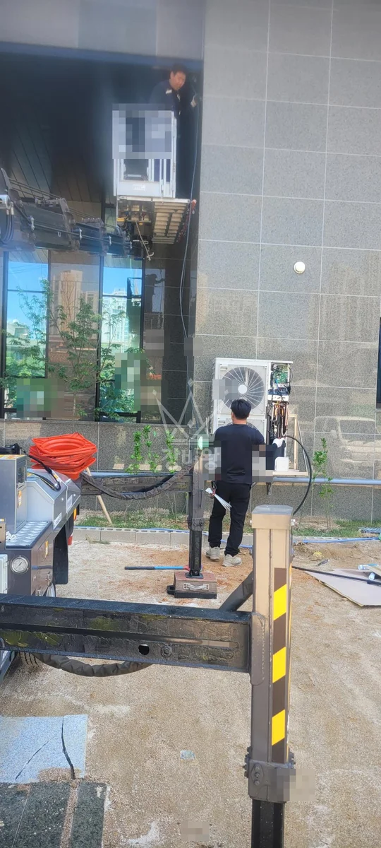 서울 영등포구 당산동 스카이차 CCTV 작업 현장