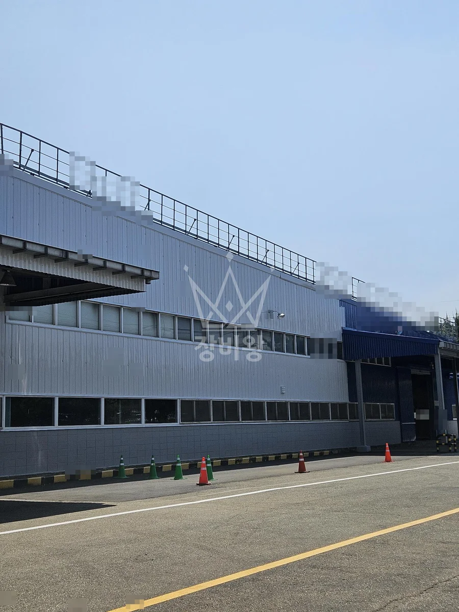 전북 장수군 스카이차 자재 양중 작업 현장