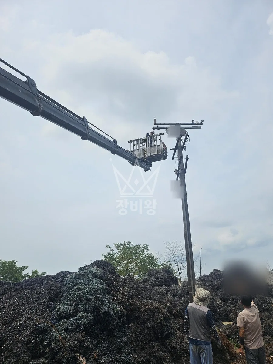 경기 용인시처인구 양지읍 스카이차 에어컨 작업 현장