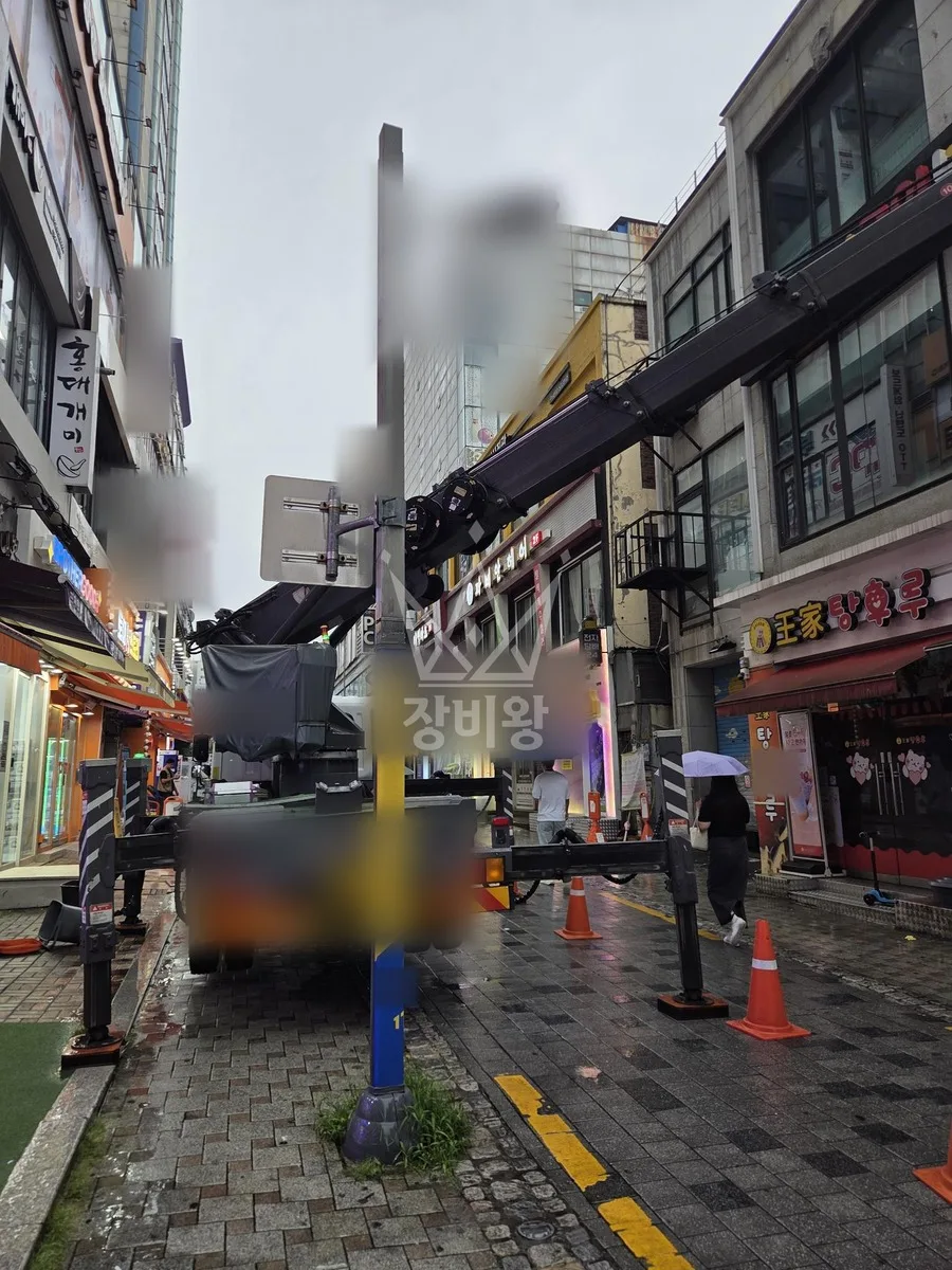경기 화성시만세구 장안면 덕다리 스카이차 외벽 작업 작업 현장