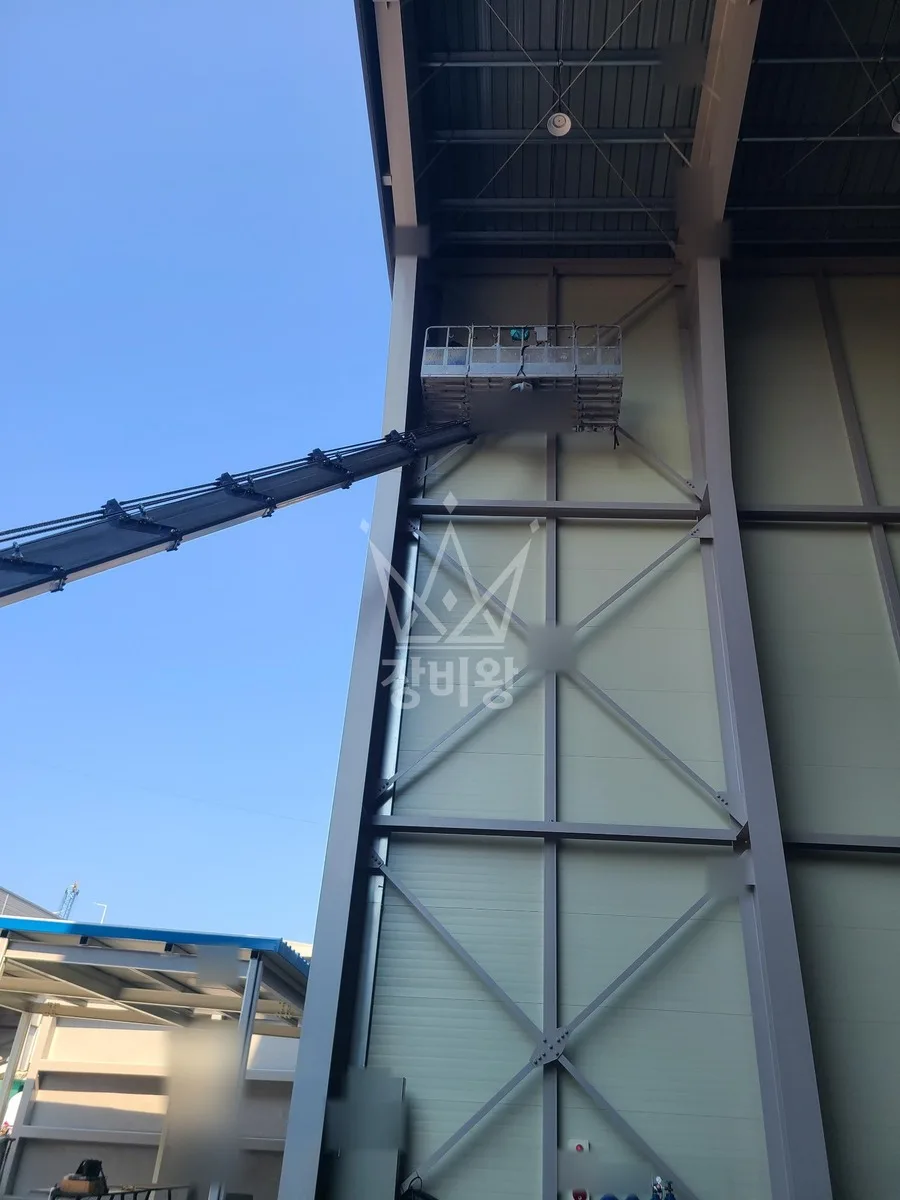 부산 서구 스카이차 CCTV 작업 현장